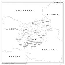 153 terreni in vendita nei comuni di a benevento provincia. Carta Geografica Provinciale