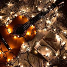 She Believed She Could So She Did Aesthetic Lights Light Fairylights Guitar Book Bookworm Aesthetic Light Fairy Light Photography Christmas Aesthetic