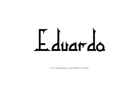 Eduardo Name Tattoo Designs