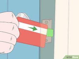 How to unlock a door with a credit card. How To Open A Door With A Credit Card 8 Steps With Pictures