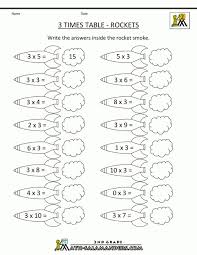 3 Times Table Worksheet In 2020 Times Tables Worksheets Math Fact Worksheets Multiplication Worksheets