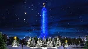 Quelques centimètres de neige ont recouvert la butte montmartre. Pour Noel La Place De La Bastille Se Pare De Ses Plus Beaux Atours Lumineux Paris Secret