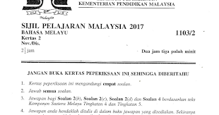 Strategi mengulangkaji soalan lepas adalah cara yang baik untuk membiasakan diri dengan soalan sebenar. Soalan Sebenar Spm 2019 Bahasa Inggeris Selangor A