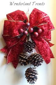 Christmas Christmas Door Swag Christmas Wreath Pinecones Pinecone Swag Primitive Rustic Christmas Decor Decoracion De Pinos Navidenos Adornos Navidenos Manualidades Navidenas