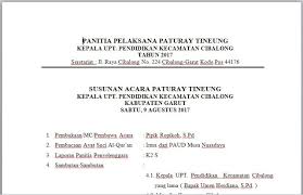 Contoh teks naskah pranata cara / mc acara lamaran dalam bahasa jawa. Susunan Acara Dalam Bahasa Inggris Okezone