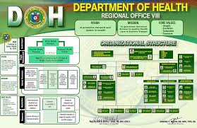 organizational chart department of health region 8