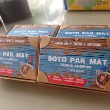 1 pack kambing perap pak mat boleh di makan…» Soto Ayam Pak Mat Malay Restaurant In Kuala Lumpur City Center