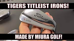 The Rare Tiger Woods Titlest Irons Made By Miura Japan Youtube