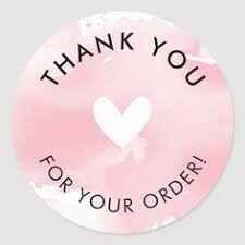 Packaging Product Label Thank You For Your Order Zazzle Com In 2020 Product Label Logo Online Shop Business Thank You Cards