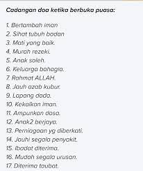 Saya tahu sebagian besar dari kita tahu doa untuk dibaca pada saat sahur / sahur (berhenti 10 menit sebelum azan fajar) dan buka puasa (sarapan. Milky Bar Dahsyatnya Doa Sebelum Berbuka Puasa Ada Facebook