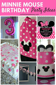 A summer birthday party can be held outside and feature water activities that aren't as fun in cooler seasons. Minnie Mouse 3 Year Old Birthday Party Novocom Top