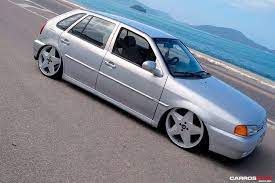 Gol G2 Com Rodas Volcano Wheels F348 Aro 18 Gol Gol G2 Rebaixado Volcano