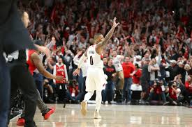 Damian lillard sinks logo buzzer beater to win series vs. Trail Blazers Classics Damian Lillard S Legend Grows With Another Buzzer Beater As Portland Waves Goodbye To Oklahoma City Oregonlive Com