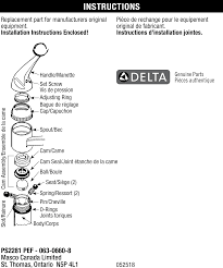 Find the delta replacement parts to fix your faucet or tub/shower valve by searching our extensive selection of genuine delta repair parts. Delta Faucet Repair Plumbshop