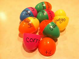 Spanish Egg Relay Spanish For You Spanish Verbs Spanish Verbs Spanish Classroom Activities Spanish Vocabulary