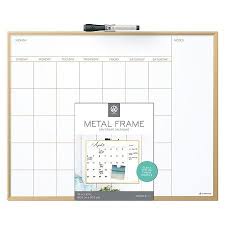 16 X 20 Dry Erase Calendar Board Gold U Brands Dry Erase Calendar Dry Erase Board Calendar Dry Erase