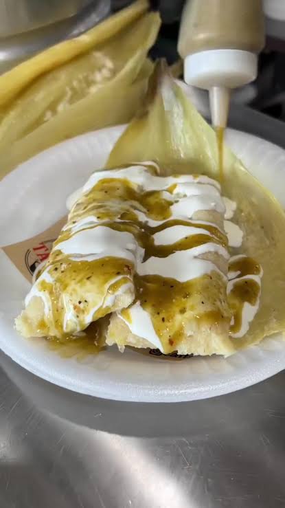 Fresh Corn Tamales with Cream