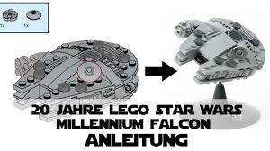 The millennium falcon has a distinct round shape and cylindrical cockpit on the right side. 20 Jahre Lego Star Wars Micro Millennium Falcon Anleitung