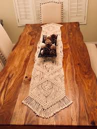 Macrame 72 Table Runner Pier 1 Table Runners Elisi Fikirleri Ip Sanati