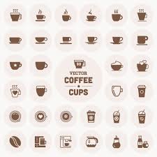 Vector Coffee Cup Icons Coffee Cup Tattoo Coffee Cup Icon Coffee Shop Logo
