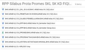 Rpp Bahasa Arab Kelas 12 Kurikulum 2013 Revisi 2017 Kurikulum Bahasa Arab Bahasa