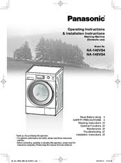 Jual mesin cuci panasonic terbaru di bukalapak. Panasonic Na 140vs4 Manuals Manualslib