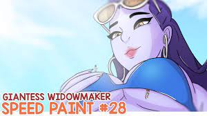 Giantess Widowmaker Bikini // Overwatch // Speed Paint #28 - YouTube