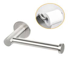The toilet paper holder packaging should include a paper template which will help you figure where to attach the 2 brackets on your wall. Eeekit Toilet Paper Holder Self Adhesive Bathroom Roll Holder Stick On Wall Mounted Stainless Steel Bathroom Tissue Paper Towel Roll Holder Bath Hardware Bath Accessory Brushed Nickel Finish Walmart Com Walmart Com