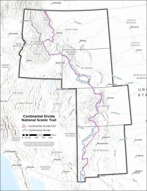What Is the Continental Divide? A Complete Guide + Map - Continental Divide  Trail Coalition