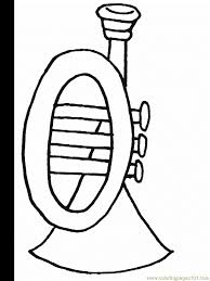 Part of the brass instruments, the trumpet is vibrant and loud and full of life. Trumpet Coloring Page For Kids Free Music Printable Coloring Pages Online For Kids Coloringpages101 Com Coloring Pages For Kids