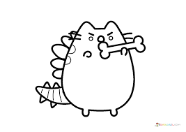 Pusheen Ausmalbilder Drucken Sie Kostenlos Online