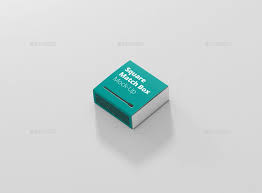 Square Match Box Mockup Box Mockup Graphic Design Tutorials Box Design