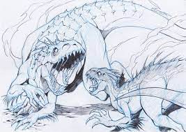 Some of the coloring page names are hybrid dinosaur indominus rex coloring picture gambar, jurassic world indominus rex drawing at explore collection of jurassic, deathghost age jurassic world indominus rex coloring transparent png 979x719, indominus rex coloring, lego indominus rex coloring, jurassic world indominous rex. Rex Vs Indominus Rex Indoraptor Coloring Page Novocom Top