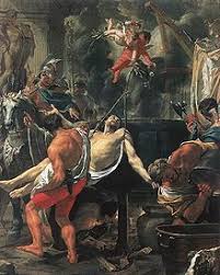 Charles Le Brun Martyre De Saint Jean L Evangeliste A La Porte Latine Paris Eglise Saint Nicolas Du Chardon Charles Le Brun Peinture Religieuse Danse Latine