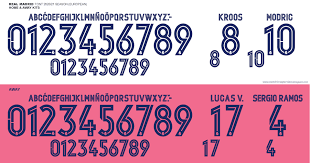 However, you can request the font by sending us an email if you've made a donation for any of our fonts this 2020. Football Teams Shirt And Kits Fan Font Real Madrid European 2020 21