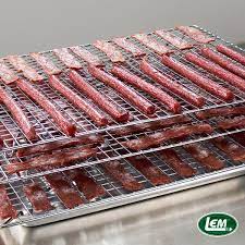 How To Make Jerky And Snack Sticks In Your Oven Lem Products The Leader In Game Processing Deer Snack Stick Recipe Snack Sticks Snack Stick Recipe