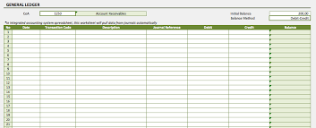 Check out our free printable paper today and get to customizing! General Ledger Template The Spreadsheet Page