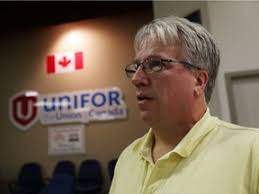 Unifor officials update workers