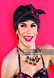 Matthew Cavan aka Cherrie Ontop is photographed as part 'Visage' a... News  Photo