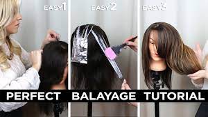 For parts that aren't centered, create a horseshoe shape of sections. Diy Step By Step Perfect At Home Balayage Tutorial Youtube