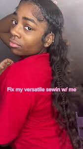 How to Fix A Lumpy Sew in Weave Side Part