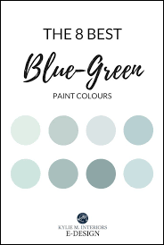 The 8 Best Blue And Green Blend Paint Colours Benjamin Moore And Sherwin Williams Kylie M Interiors Blue Green Paints Sherwin Williams Paint Colors Paint Colors Benjamin Moore