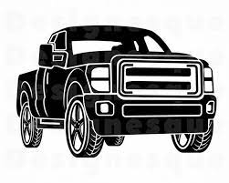 Pickup Truck Svg Pickup Truck Clipart Pickup Truck Files For Etsy Pickup Trucks Trucks Svg