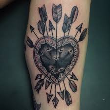 Check spelling or type a new query. Vintage Style Colored Human Heart With Arrows Tattoo Tattooimages Biz