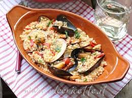 Fregola di mare e linguine allo scoglio!!! Ricetta Fregola Sarda Risottata Ai Frutti Di Mare Ideericette