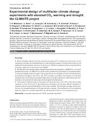 Vestamatic cre is the global solution. Pdf Experimental Design Of Multifactor Climate Change Experiments With Elevated Co2 Warming And Drought The Climaite Project Kristine Maraldo Academia Edu