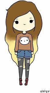 Two cute little girls in full growth. Drawing Pretty Girl Cute Girl Drawings Easy