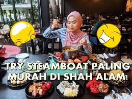 Setiap hari bermula dari jam 11 pagi hingga 11 malam, manakala salah satu port sarapan yang wajib anda singgah di shah alam ialah restoran soto shah alam. Steamboat Paling Murah Di Shah Alam D Kayangan Steamboat Blogger Model Vlogger