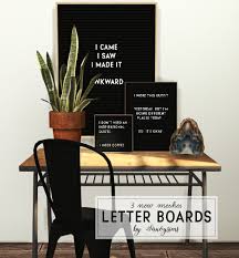 Deliver your message to multiple recipients by using the. Sanoysims Letter Boards Ts4 A Very Tiny Set This Time I