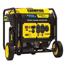 By setting sheets of plywood around the generator, you can reduce the noise level by at least 10 decibels. Champion 100520 7000 Watt Digital Hybrid Open Frame Electric Start Inverter Generator W Quiet Technology Carb